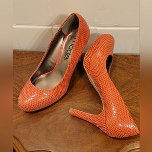 Moda Spana Kamala Coral Snake Platform Heels sz 7M